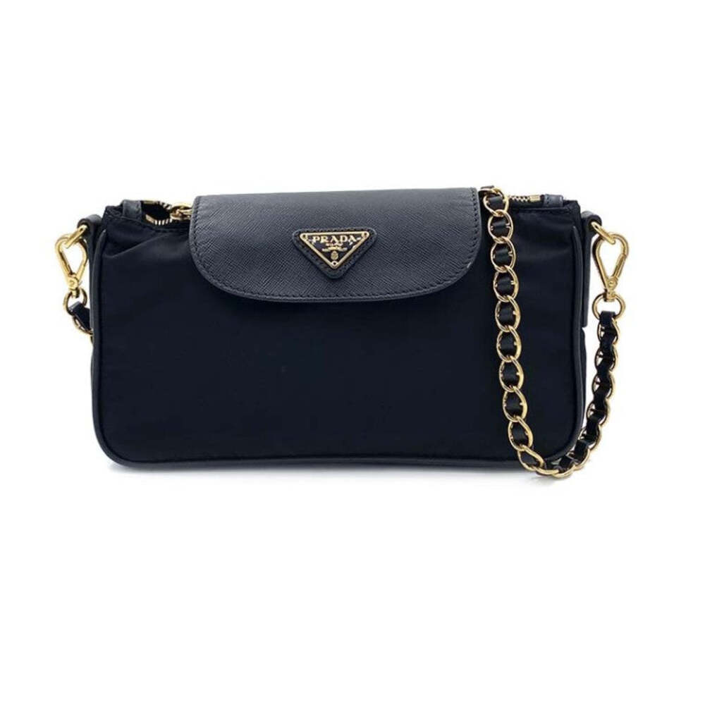 Prada Pocono Mini Chain Crossbody Bag #352611F88B
